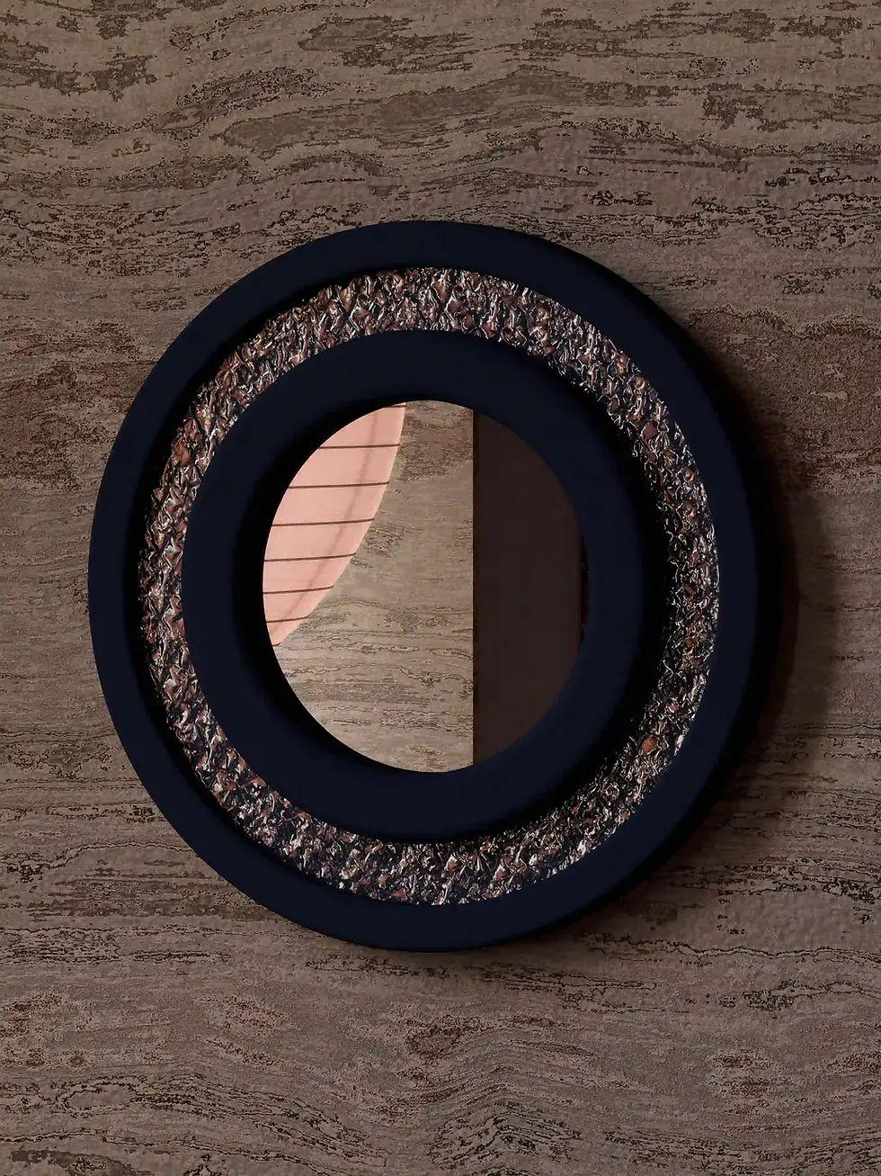 Miniatura: lustro ścienne HI BEAUTY! ornamental rozmiar M