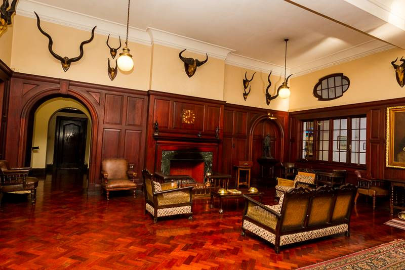 Lobby area with seating arrangements
