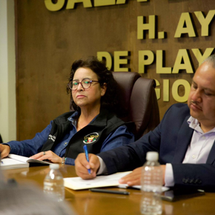 ROCÍO ADAME ENCABEZA MESA DE SEGURIDAD EN ROSARITO