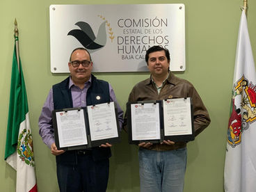 Firma Gobierno de Tijuana convenio de colaboración con la Comisión Estatal de los Derechos Humanos de Baja California en apoyo a las juventudes