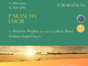 Parascha vom 2025 05 11