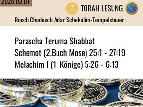 Parascha vom 2025 03 01
