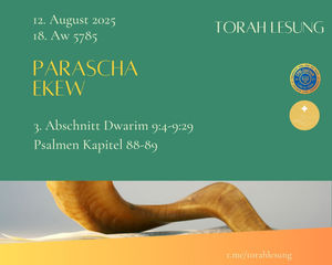 Parascha vom 2025 08 12