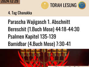 Parascha vom 2024 12 29