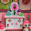 Thumbnail: Dog Bath Pink House Diorama-babies-mini bathroom tub, sink, toilet-puppies-mini wall hangings