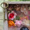 Thumbnail: Spring Wedding diorama-boy and girl-pink rabbit-bird-floral fabric flowers-embellished glass jar-key