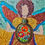 Thumbnail: Folk Art Angel and Cross Ornament
