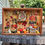 Thumbnail: pumpkins for sale diorama-12x8 1/4x1.5"-ochre colored with fabric trim-kids at pumpkin stand-wagon-ornaments-pumpkins-angel