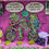 Thumbnail: two green frogs on a bike-purple box line in fabric-rhinestone trim-mushroom-glass jar-inspirational words