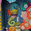 Thumbnail: South Beach Diorama-red haired girl-colorful rhinestone seahorse and pineapple-flipflops-sand-starfish-mini wine bottle