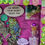Thumbnail: two green frogs on a bike-purple box line in fabric-rhinestone trim-mushroom-glass jar-inspirational words