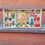 Thumbnail: Christmas Cardinal Diorama-red bird in square tin-reindeer star-vintage mini ornaments-reindeer head-penguin-mini houses
