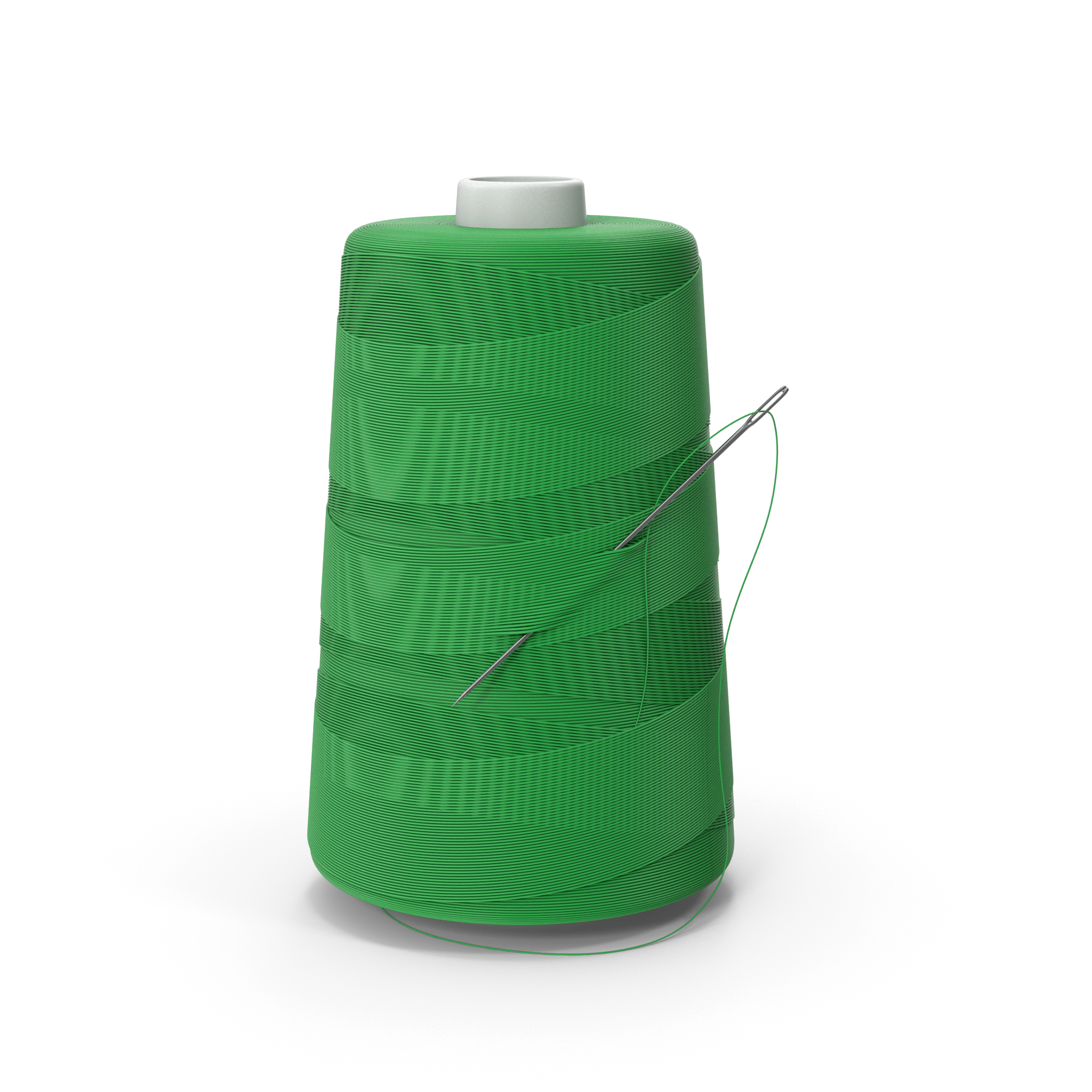 Green Sewing Thread And Needle.H02.2k.png