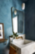 Zoe_Feldman_Nicolette_Capuano_Green_Teal_Aqua_Blue_Powder_Room_Lime_Wash