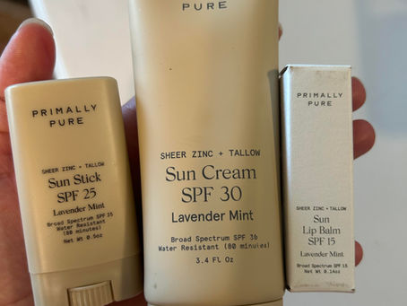 Nontoxic sunscreen options. Primally Pure.