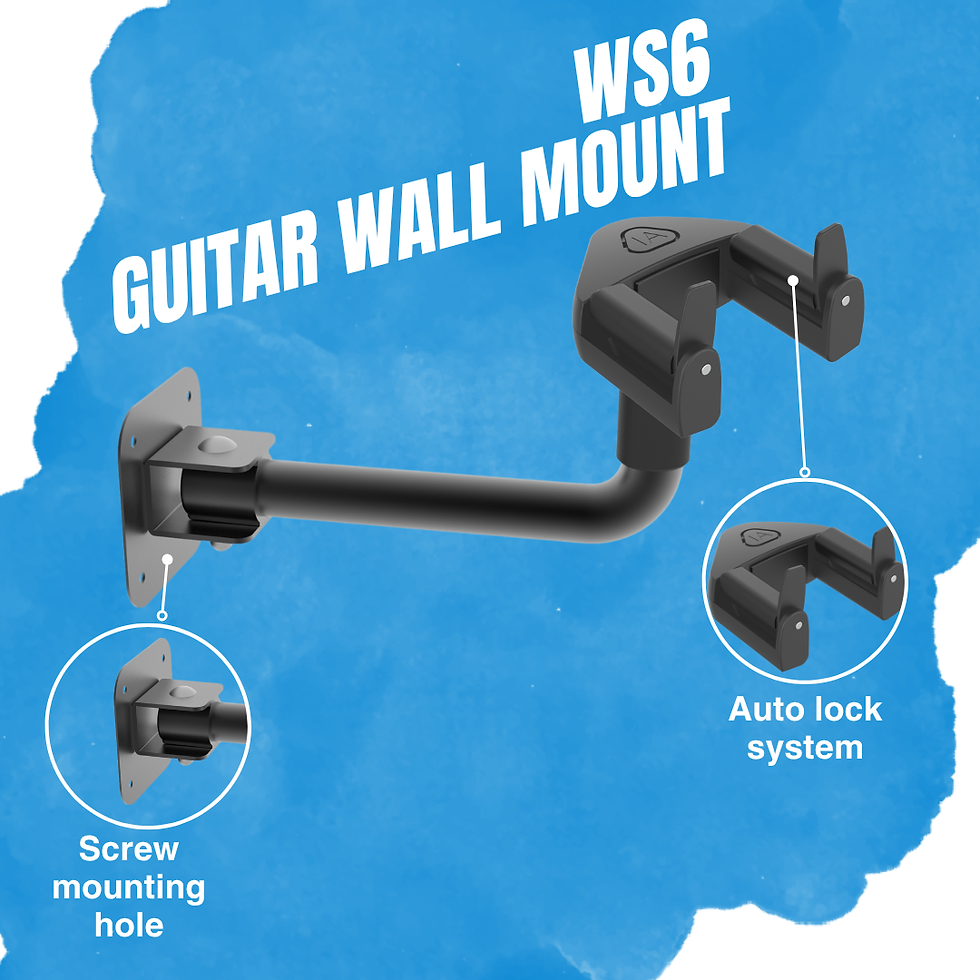 Thumbnail: Wall Mount Guitar Holder WS6