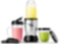 Magic Bullet Blender, Small, Silver, 11 Piece Set