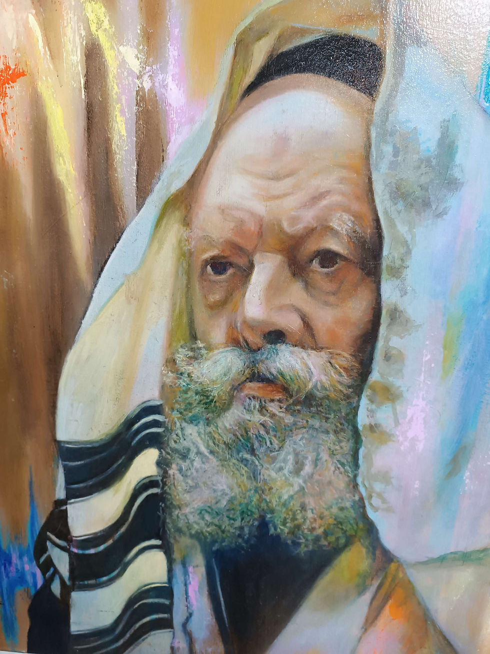Miniature : The Rabbi lights