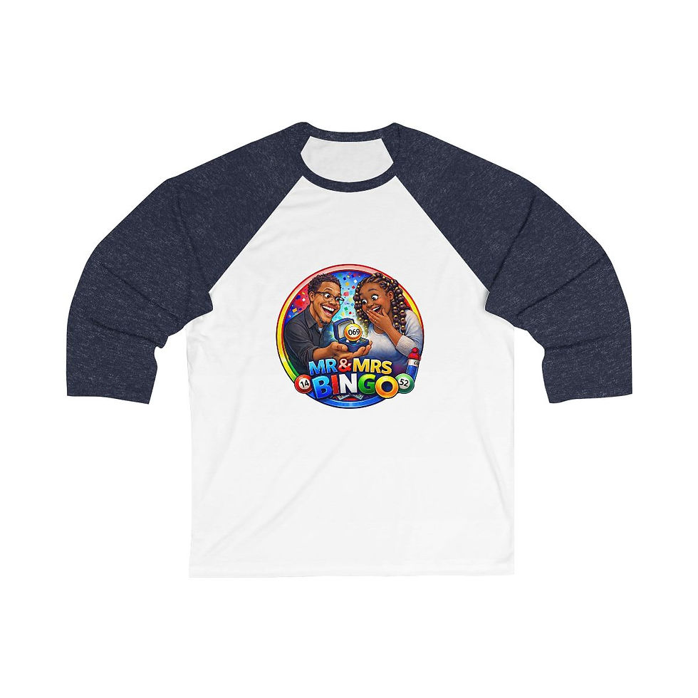 Thumbnail: Mr. & Mrs. Bingo Classic Raglan Tee