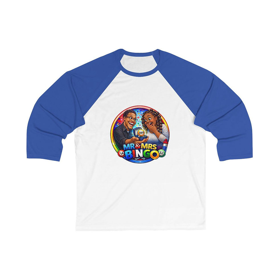 Thumbnail: Mr. & Mrs. Bingo Classic Raglan Tee