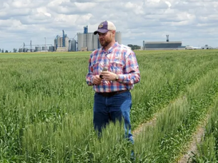 NDSU HRS Wheat Breeder Dr. Andrew Green