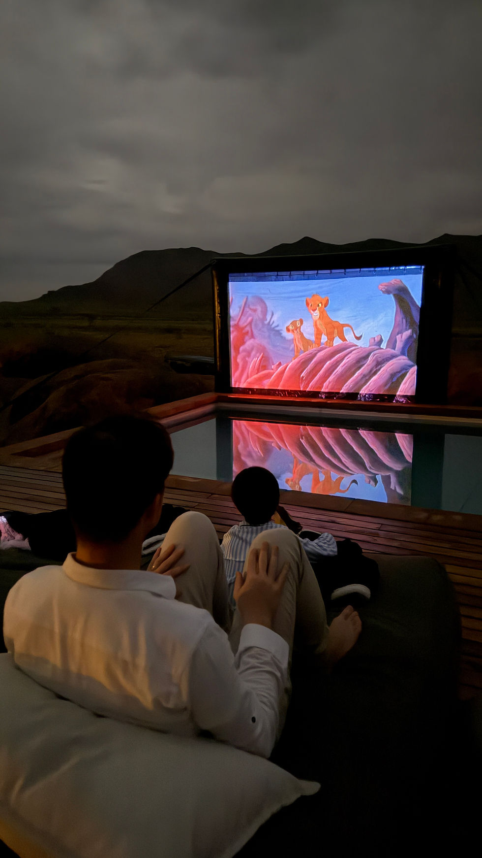 Showing the Lion King at Zannier Sonop