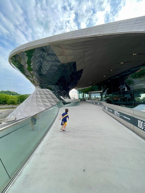 The BMW museum is perfect for luxury family travel