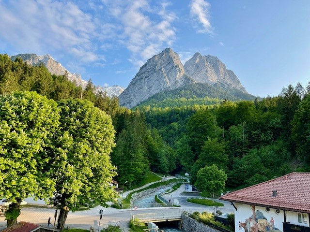Highest mountain in Germany during luxury family travel