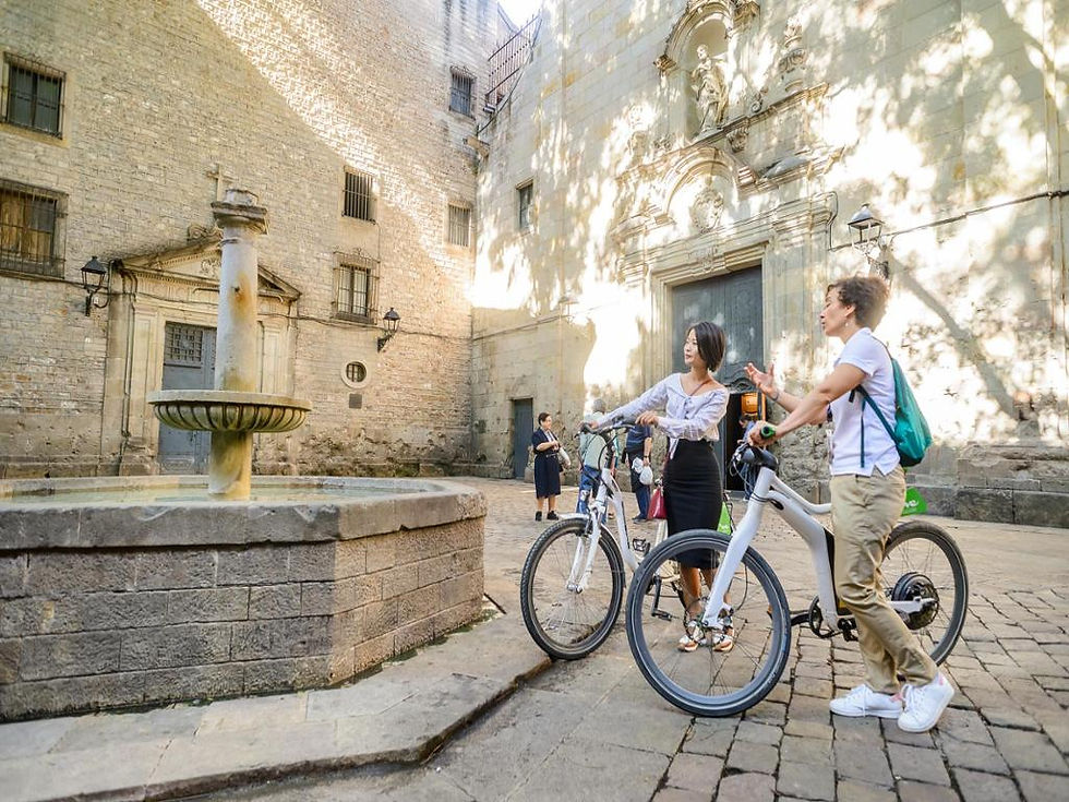 Thumbnail: 360º Barcelona E-bike with Montjuic Cable Car Ticket and Sailing Trip - Half-Day