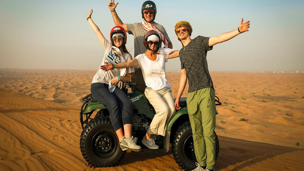 Thumbnail: Red Dunes Safari by Quad Bike, Camel Ride, Sandboarding and BBQ at Al Khayma Cam