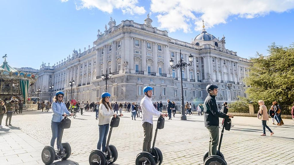 Thumbnail: Visit Old Town Highlights and Madrid Rio by Segway - Small Group Tour