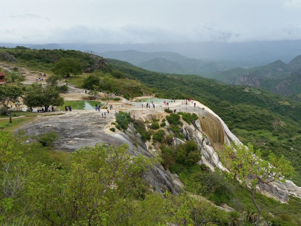 Hierve el Agua and Teotitlán del Valle