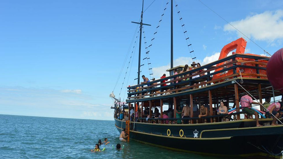 Thumbnail: Visit Ponta Grande Beach by Pirate Boat – Half-Day Tour