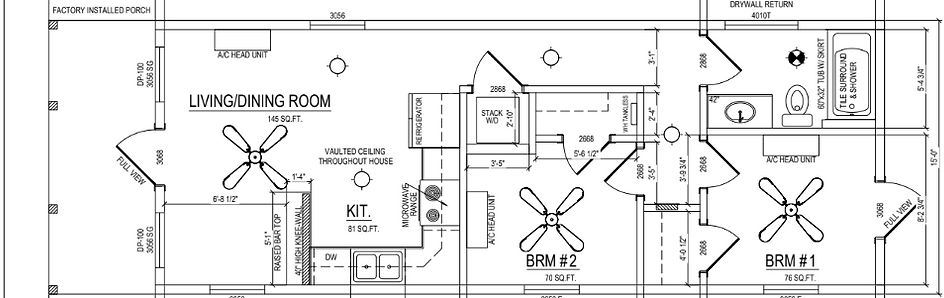 Petite Modular Home floorpan
