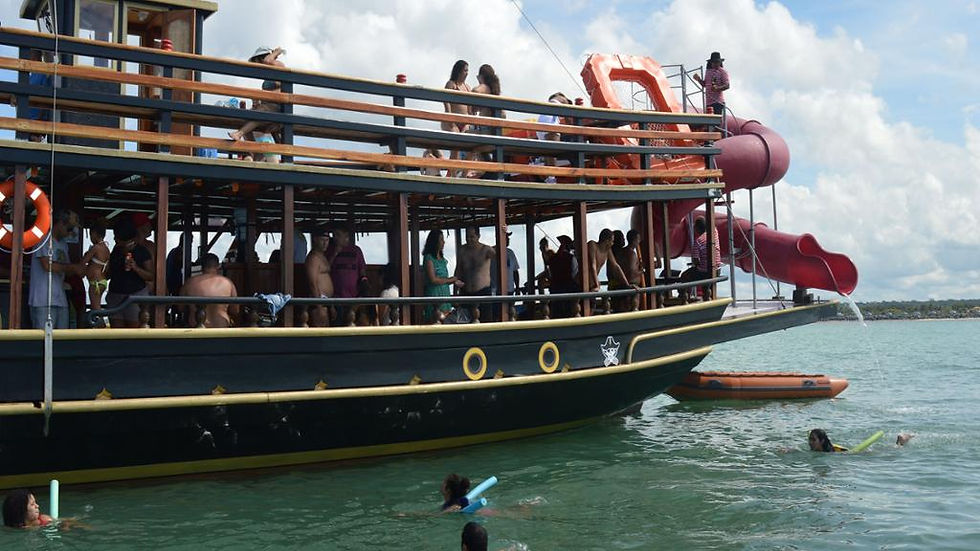 Thumbnail: Visit Ponta Grande Beach by Pirate Boat – Half-Day Tour