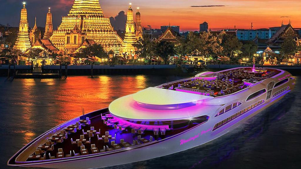 Grand Pearl Dinner Cruise over Chaohraya River