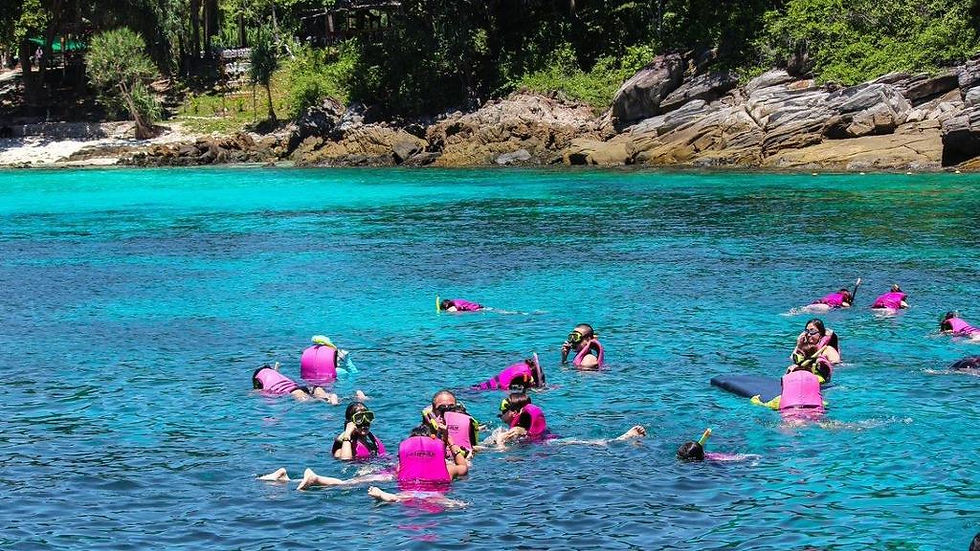Thumbnail: Coral Island and Sunset by Sailing Yacht Catamaran with Light Dinner - Half Day 