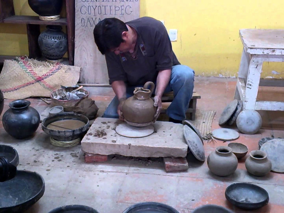 Thumbnail: Monte Alban, Black Pottery and Alebrijes
