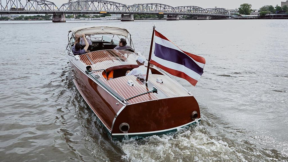 Thumbnail: Private Craft Boat Sunset Cruise On Chao Phraya