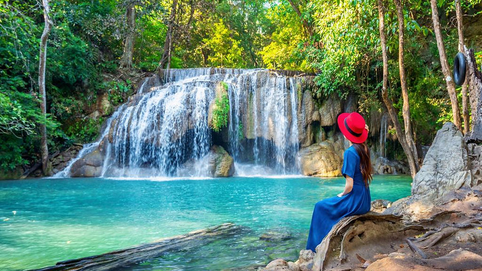 Thumbnail: Elephant Sanctuary and Erawan Waterfall - Full-Day Private Tour