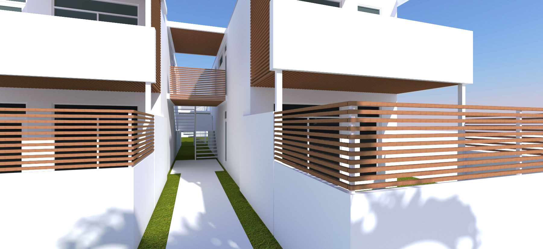 "STACKED" multifamily home plans