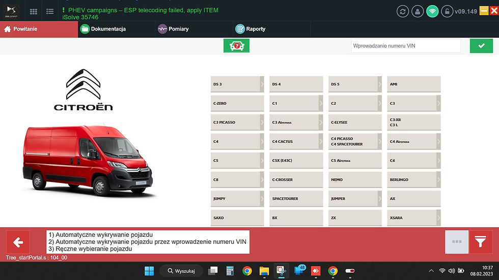 Thumbnail: Diagbox v9.149 multiple languages Peugeot Citroen Opel 2023 software update