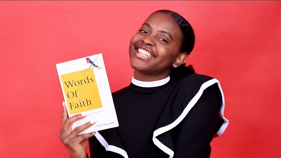 Words of Faith poetry book video