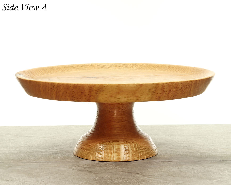 Thumbnail: Wooden Cake Stand - Handmade Kitchenware - Food Safe - Oak Wood - #168