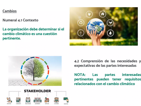 Comunicado Conjunto IAF/ISO acerca de la incorporación de consideraciones sobre el Cambio Climático a las Normas de Sistemas de Gestión