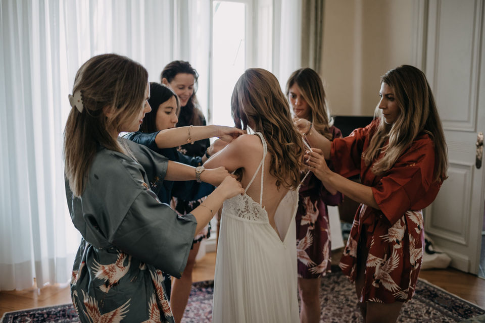 Getting Ready Braut Hochzeitsfotografin Augsburg