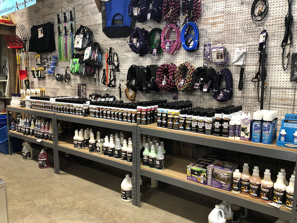 Livestock Show Supplies Allen Feeds