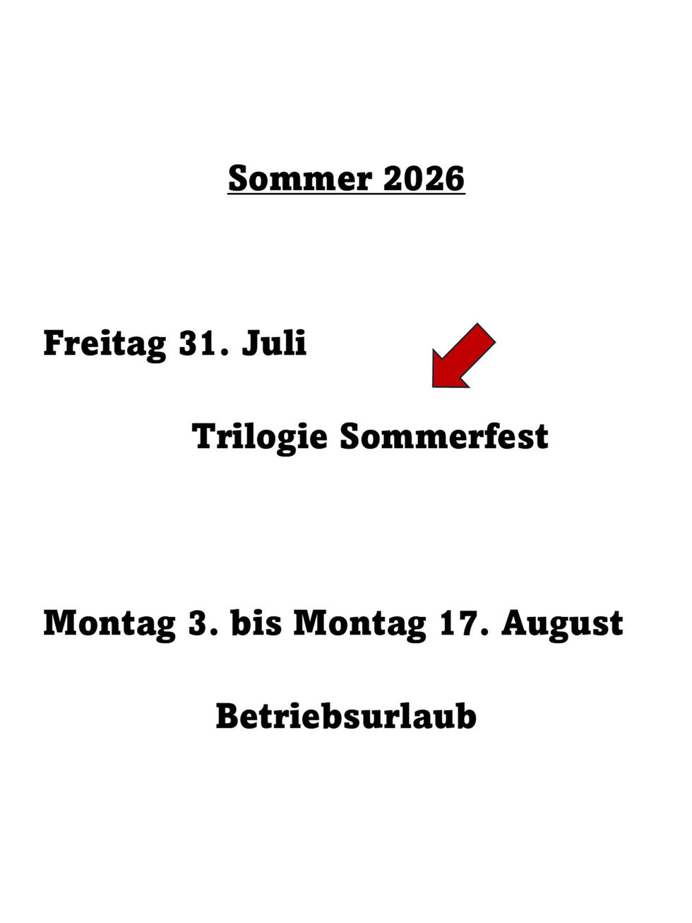 Terminvorschau