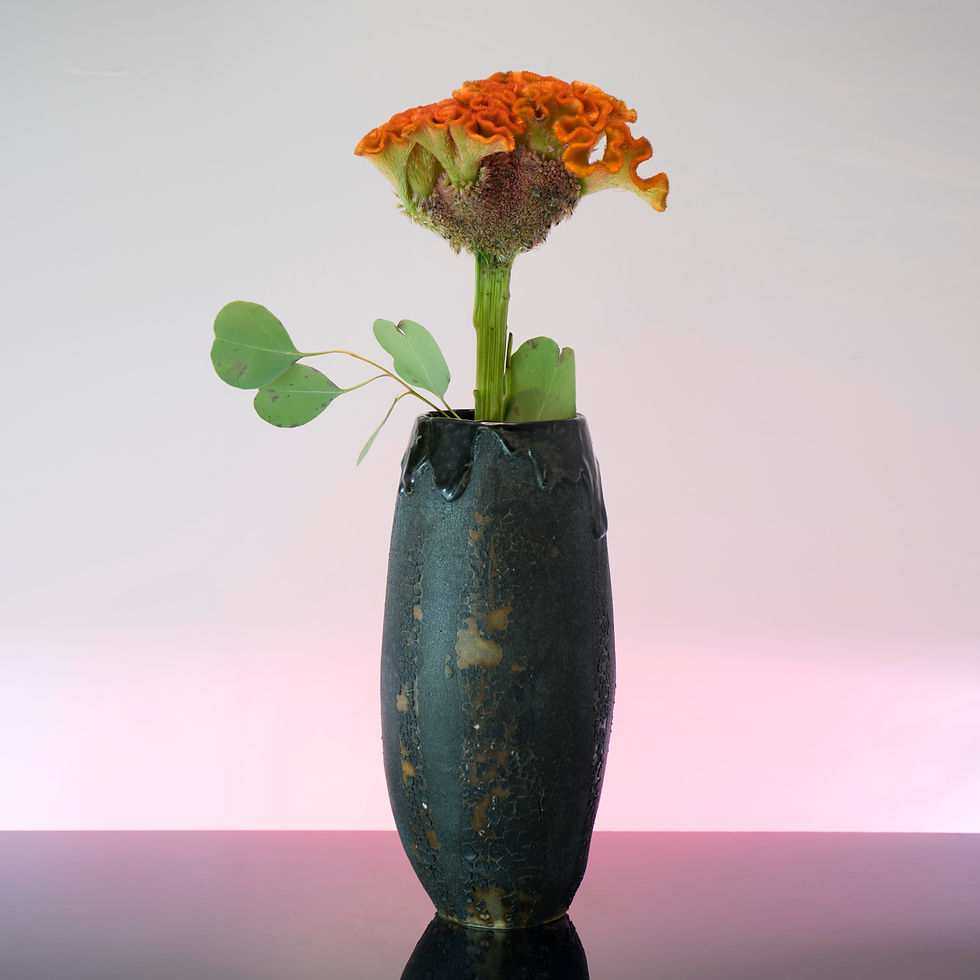 Thumbnail: Black Burnt Vase Large