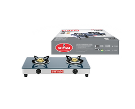 Shyam LPG stove with glass top